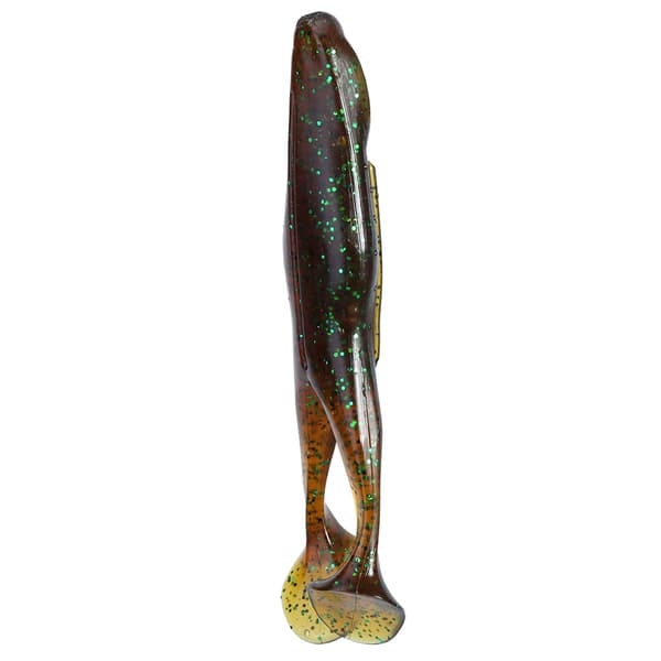 2 st verklighetstrogna grodfiskedrag 105 mm 13 g mjuka plastdrag (mörkgrön)