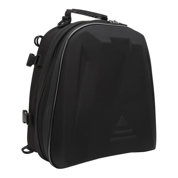 Universal Motorcykel Bagtaske, EVA Polyester, Vandtæt Hjelm Rygsæk, 20-28L, Sort