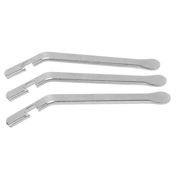 3-delt sykkeldekkspak, lett rustfritt stål, ergonomisk design, hurtigutløser