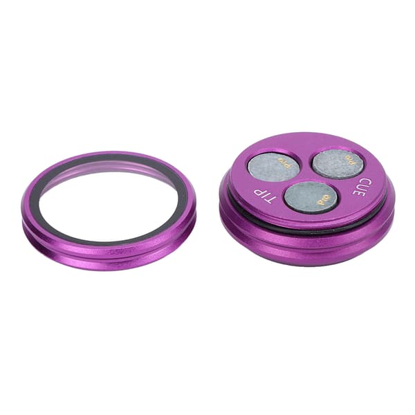 11 mm kølæder snooker køspids med aluminiumskasse, 3 stk. til billard og pool
