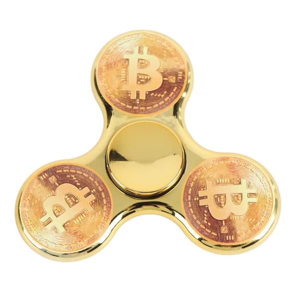 ABS Fingerspids Spinner med Sensorisk Elektrode, Anti-Stress, Stabilt Spindelegetøj, Guld