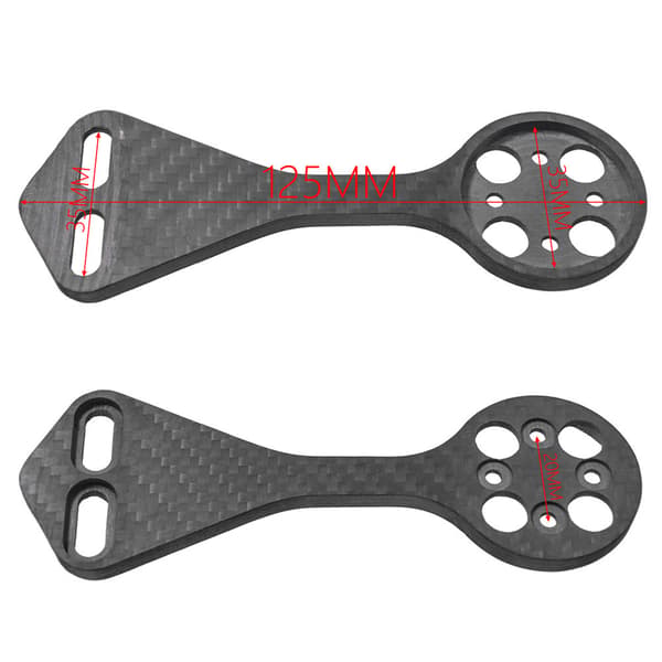 Kulfiber Cykelcomputerholder til Mountainbikes og Racercykler, Styrholder