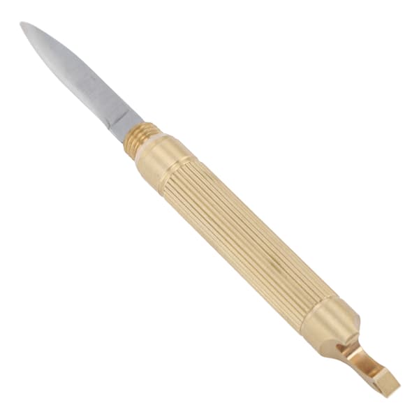 Multifunktionel Lommekniv Flaskeåbner Messing Nøglering Bærbar Mini Kniv Rustfri