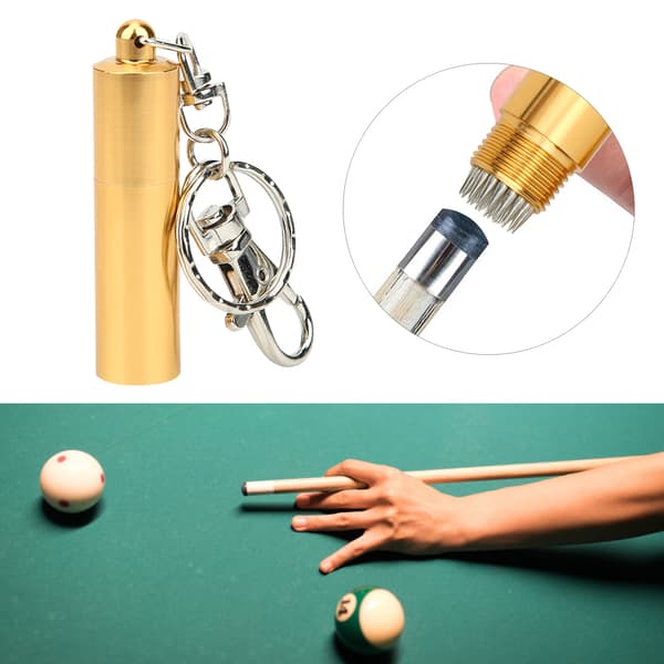 Pool/Billard Køspids Reparationsværktøj, Rustfrit Stål, Skridsikkert, 2 Farver