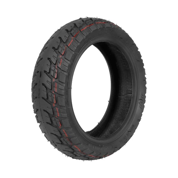 Slanglöst däck 9.5x2.50 terräng för elscooter, slitstarkt gummi
