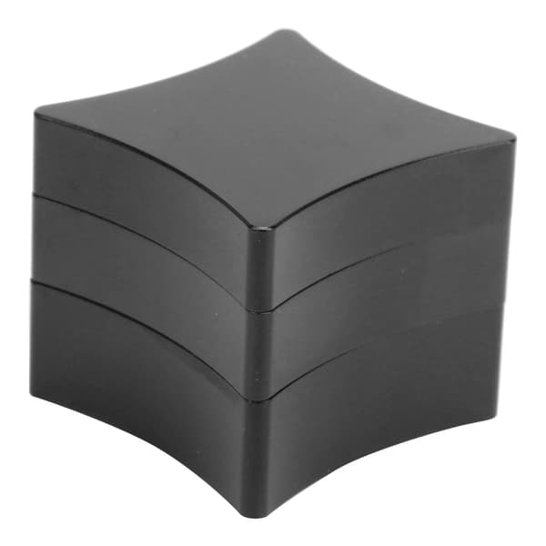 Aluminium kridtholder med klips og billardtilbehør - 3 cm/1,2 tommer, let og holdbar, sort