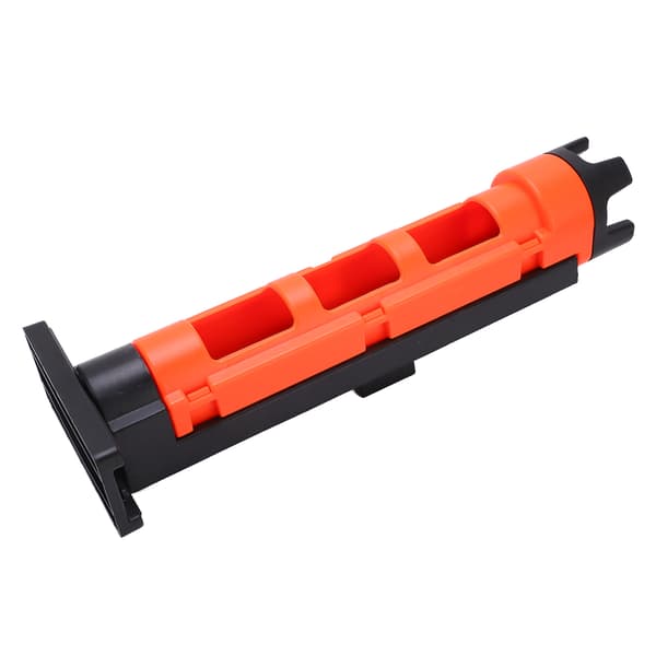 Fiskelåda Spöhållare, Plast, med Justerbar Bas, Bärbar, Orange