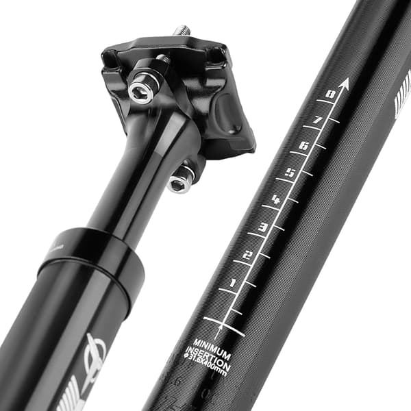Justerbart støtdempende sykkelsete 27,2/30,9/31,6 mm MTB landeveissykkel