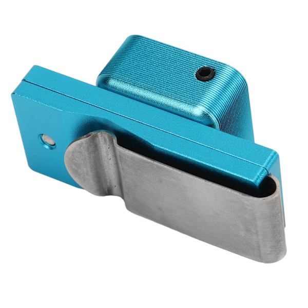Magnetisk kridtholder til billard med multifunktionel klips, bærbar, rustfrit stål, blå, billardtilbehør