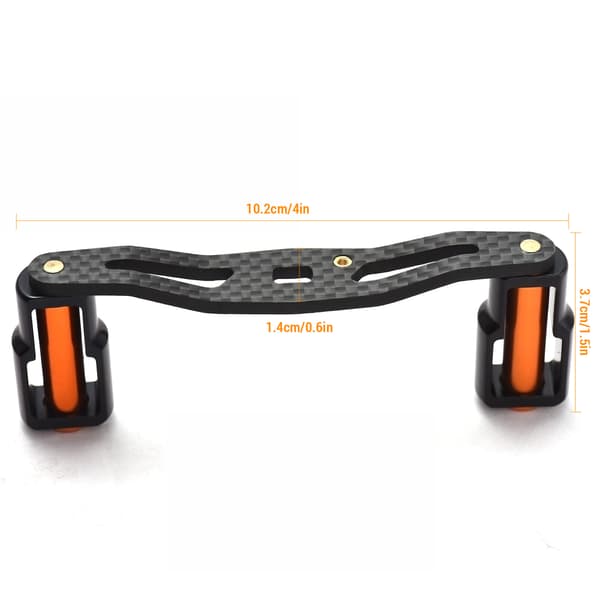 Slipad kolfibervev för fiskerullar och spinnrullar