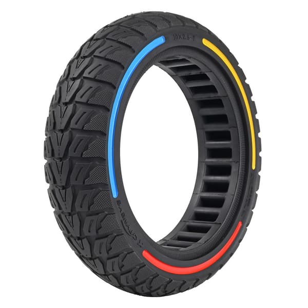 Massivt slanglöst däck 10x2.5-7 bikakeformat för Xiaomi 4/4 Pro elscooter med utmärkt grepp