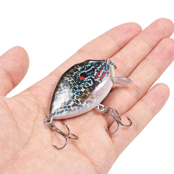 TARUOR 60mm 14.5g Mini Crankbait Hard Bait med Treble Hooks
