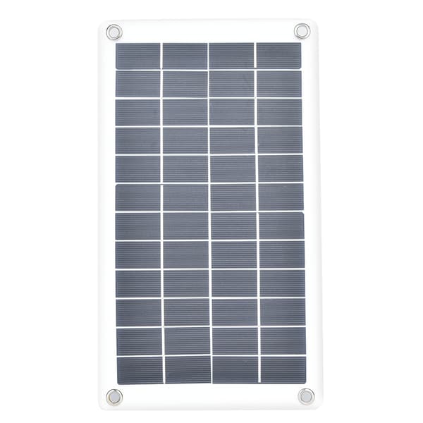 Bärbar solpanel 7,5W 12V monokristallin kisel utomhusladdare