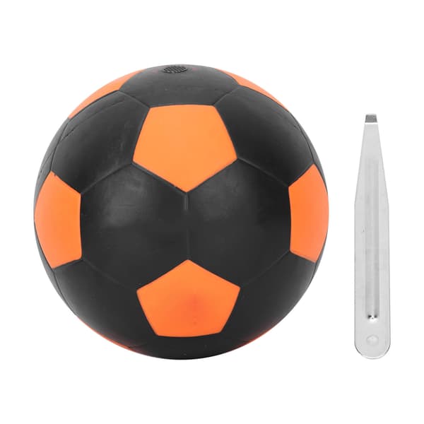 LED selvlysende fodbold med vibration og gummiforing til børn og voksne