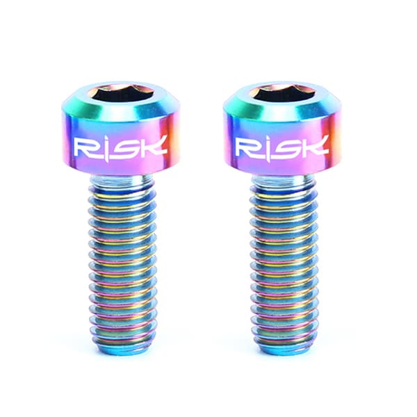 2 st titanskruvar M5×14mm för cykel tumväxel MTB-tillbehör