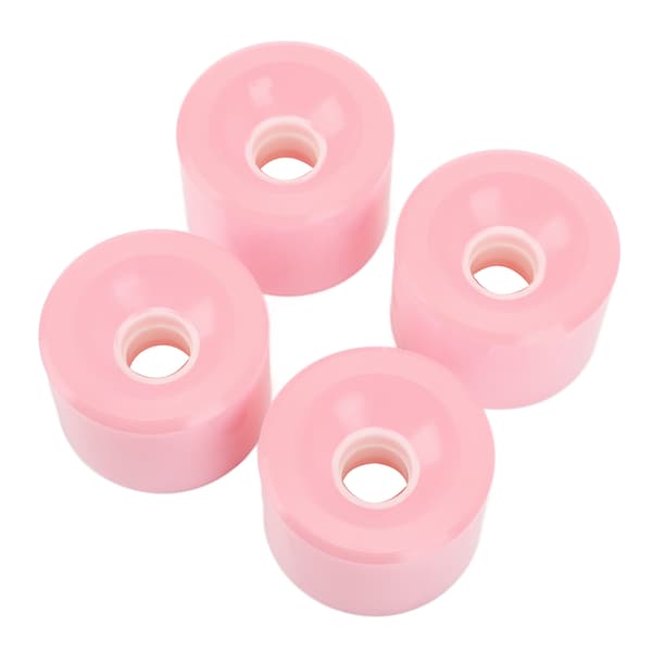 4 st PU 78A Scooterhjul Slitstarka Sprickfria Starkt Grepp Säker Balans Rosa