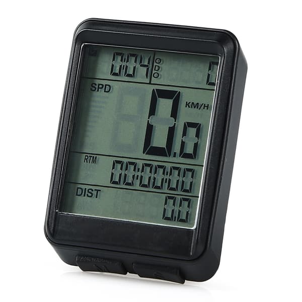 Trådlös cykelhastighetsmätare med multifunktionell LCD-display, regntät cykelmätare