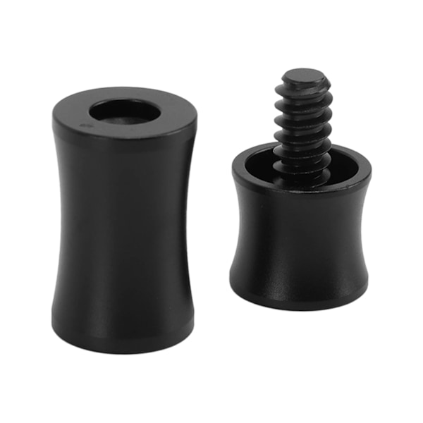Aluminiumslegering Pool Kø Joint Protectors til Pool Kø, Sort 2256, 10 Tænder