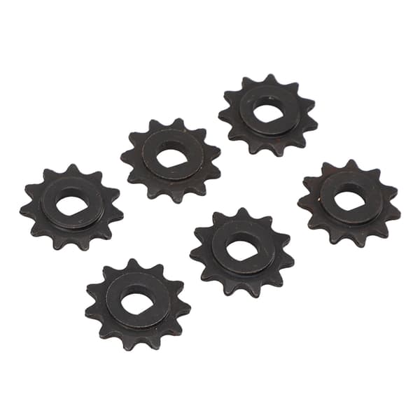 6PCS 25H 11D Stål 8mm Motor Pinion med D-format Hål för Elscooter MY1020