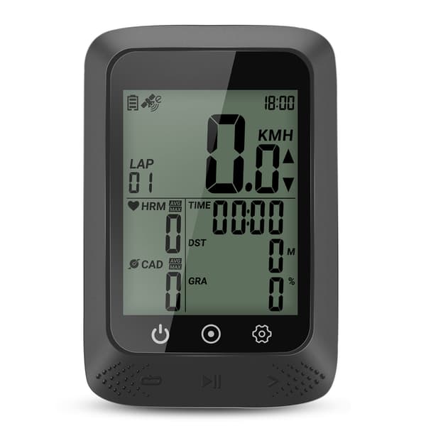 IPX7 GPS Cykelcomputer med Automatisk Baggrundsbelysning og Trådløs App-kontrol