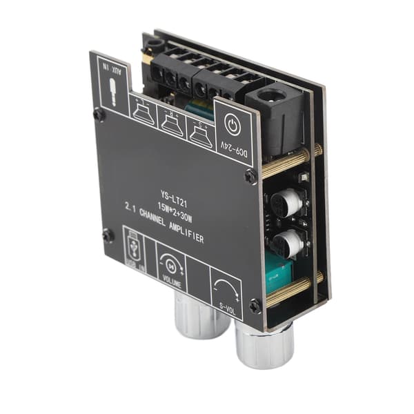 Digital Bluetooth 5.1 Forstærkerkort, 2.1 Kanaler, 15W+15W+30W, med APP-kontrol og Beskyttelse.