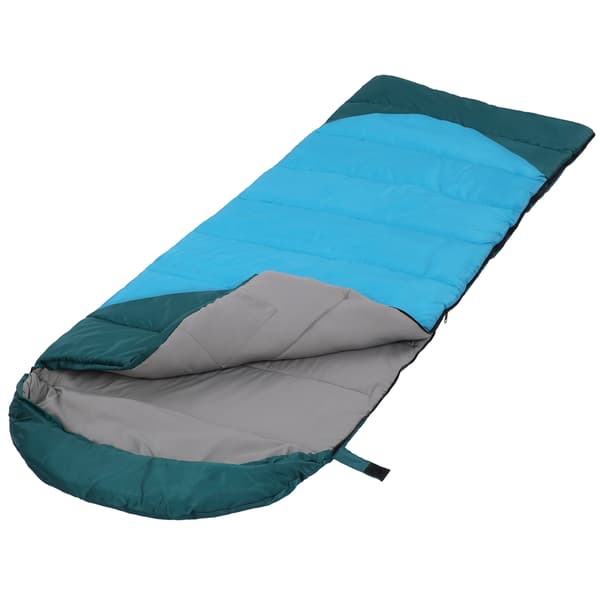 Voksen sovepose, vandafvisende, 3 sæsoner, til camping, vandreture, backpacking