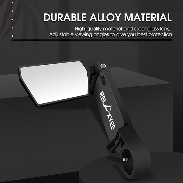 RELAXYEE 2 cykelbakspejle, 360° roterende, foldbare, til 22 mm styr, MTB rejse