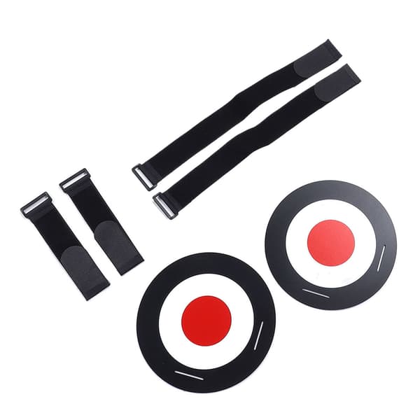 2 stk. slagfast fodboldmåltræningsmål til præcision og smidighed