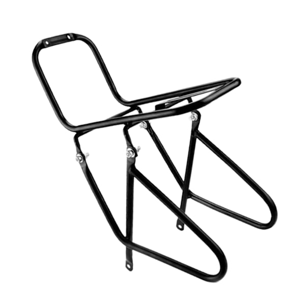 Främre cykelhållare, stål, MTB, pakethållare, stöder 15 kg, cykelutrustning