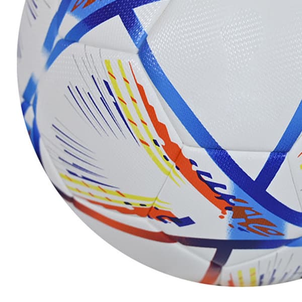 Træningsfodbold nummer 5 PU elastisk oppustelig med symbol til voksne udendørs sport