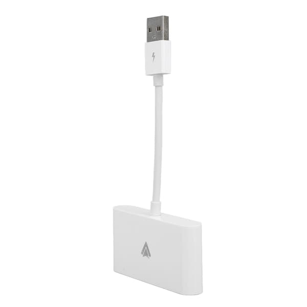 Kompakti kannettava USB Type-C langaton autosovitin Android Autolle - Valkoinen