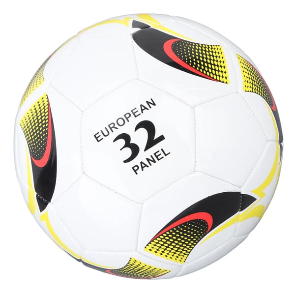 Fodbold Størrelse 5 PVC Elastisk Majsmønster Hvid Gave til Træning og Kampe
