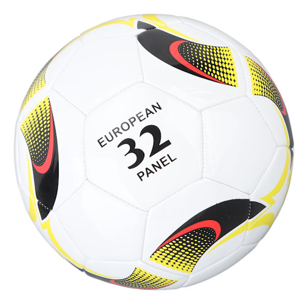 Fotboll Storlek 5 PVC Elastisk Majsmönster Vit Present för Träning och Matcher