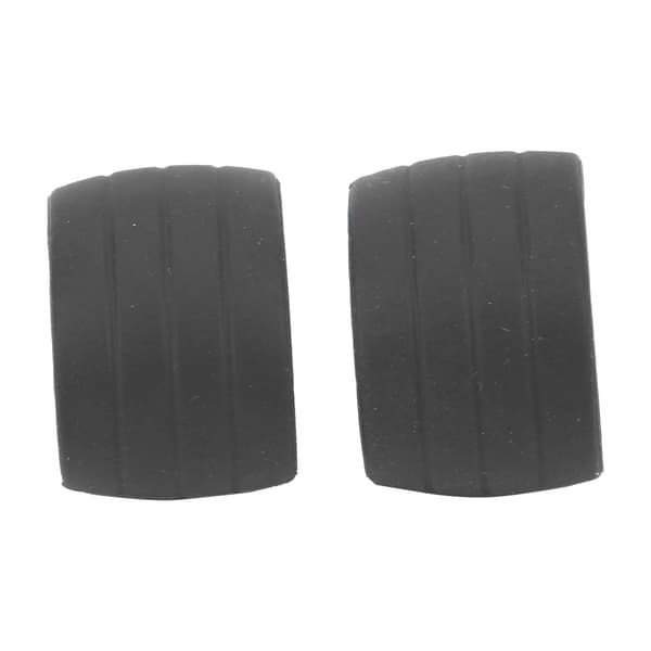 Sykkelstyretapeplugg Elastisk silikonfestring for landeveissykler Svart