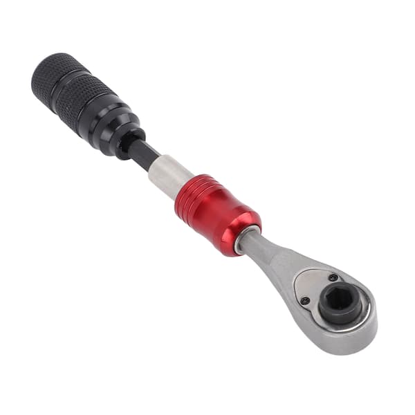 Spärrskruvmejselsats, aluminiumlegering, magnetiska bits, luftpump och förvaringsväska