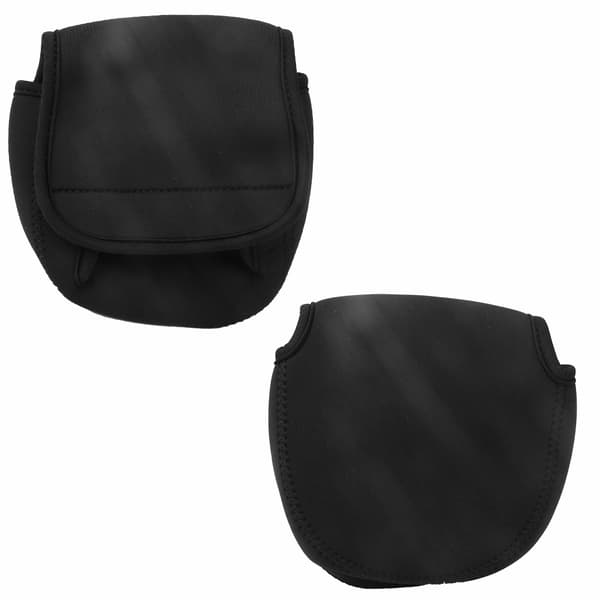 Skyddsväska för fiskerulle, ventilerande nylon med hög elasticitet, svart