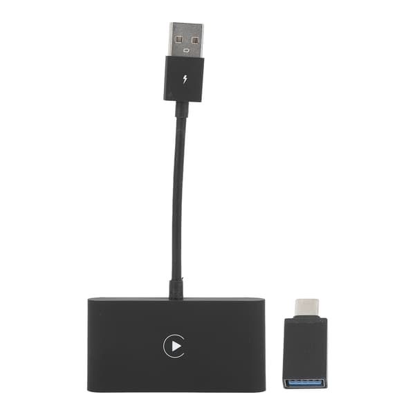 Langaton autoadapteri dongle langallisesta langattomaan autoihin 2016+ iOS 10+ Musta