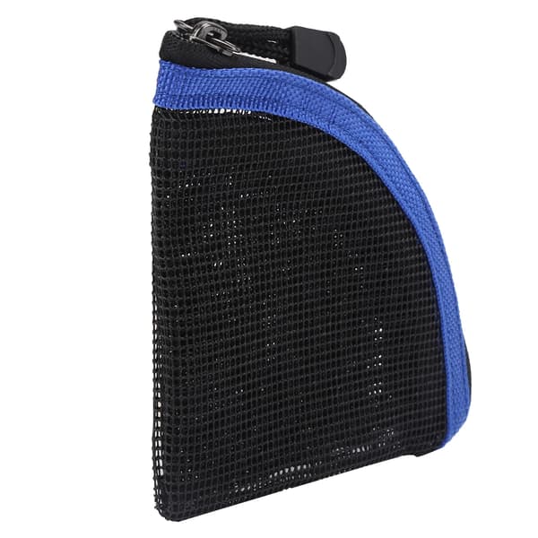 Fiskesnøreoppbevaringspose med 7 rom, nylon, for fortom, fluefiske