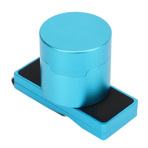 Magnetisk Billard Kridtholder, Aluminiumslegering med Fast Klips, Bærbart Snooker Tilbehør, Blå