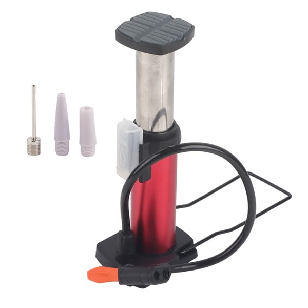 Bärbar Mini Högtrycks Cykelfotpump Däckpump - Röd