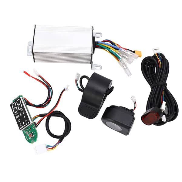 Controller og displaysæt til 36V 350W elektrisk scooter, aluminiumslegering, tilbehør