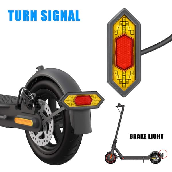 LED-blinkers/bakbromsljus kompatibla med MAX G30 elscooter