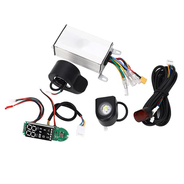 Controller og displaysæt til 36V 350W elektrisk scooter, aluminiumslegering, tilbehør