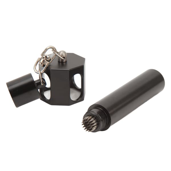 3-i-1 Billardkø Kridtholder med Magnetisk Spidsudstanser, Aluminiumslegering