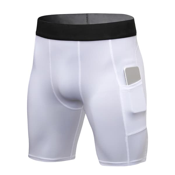 3-pack aktiva träningsshorts för män med ficka