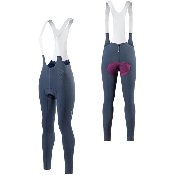 Cykelshorts til kvinder med polstring, åndbare, reflekterende striber, høj elasticitet