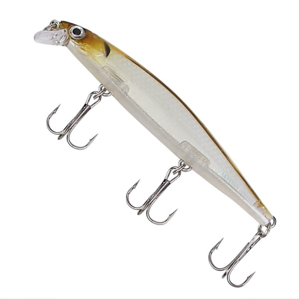HENG JIA Konstgjord Minnow-drag 11CM med krok, levande fiskedrag (E)