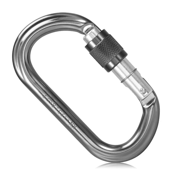 25KN Aluminium Flylåsende Karabin til Klatring, Abseiling, Canyoning og Netting