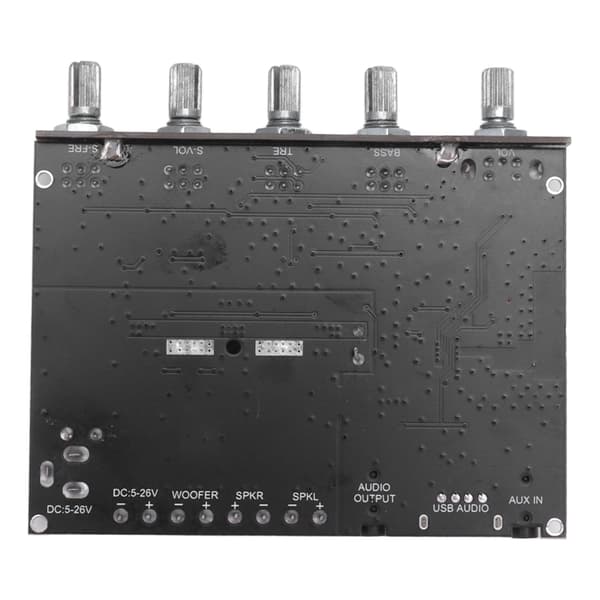 Bluetooth 2.1-kanals effektforstærkerkort 2x50W 100W APP-styring lydmodul