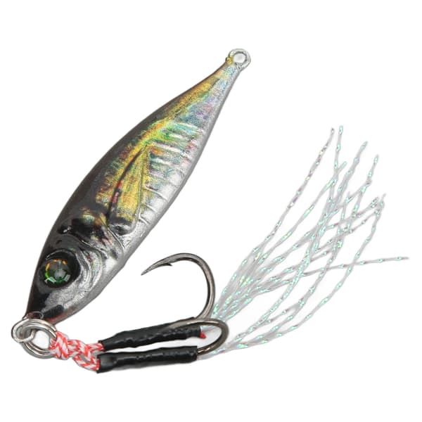 3D Jernplade Kunstig Agn med Krog til Tun, Marlin, Saltet Fisk 37g
